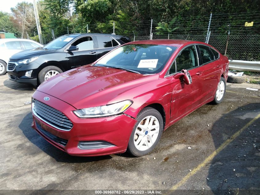 2016 FORD FUSION SE - 3FA6P0H7XGR390726