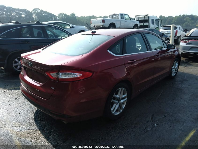 2016 FORD FUSION SE - 3FA6P0H7XGR390726