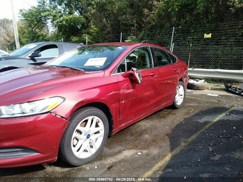 2016 FORD FUSION SE - 3FA6P0H7XGR390726