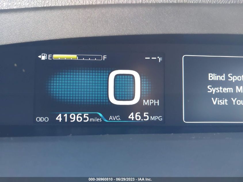 2016 TOYOTA PRIUS FOUR - JTDKARFU5G3521048