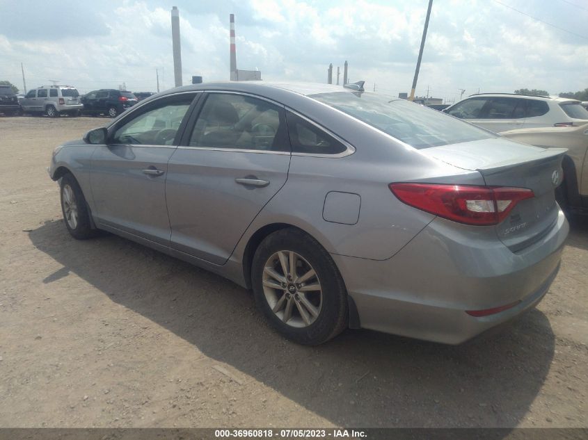 2015 HYUNDAI SONATA 2.4L SE - 5NPE24AF5FH149221