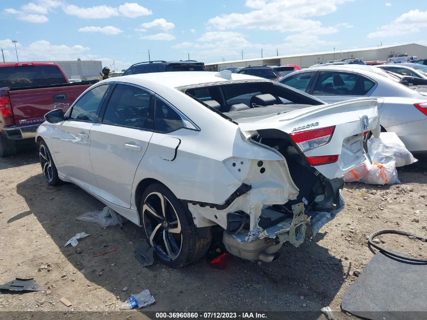 2020 HONDA ACCORD SEDAN SPORT - 1HGCV1F31LA116295