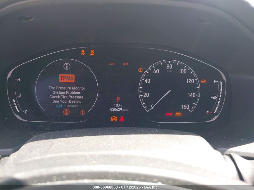 2020 HONDA ACCORD SEDAN SPORT - 1HGCV1F31LA116295