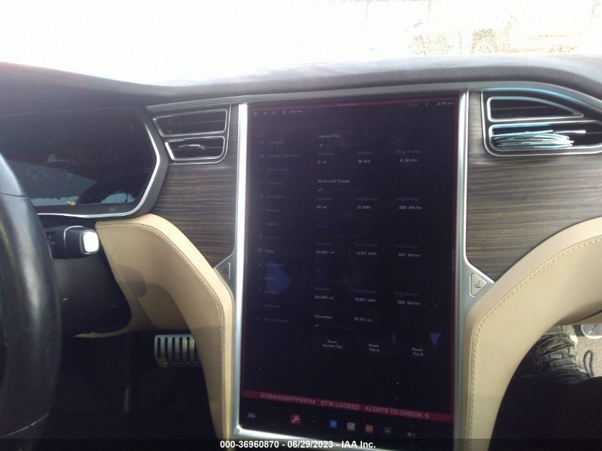 2015 TESLA MODEL S 85D/P85D/70D/90D/P90D - 5YJSA1H24FFP69144
