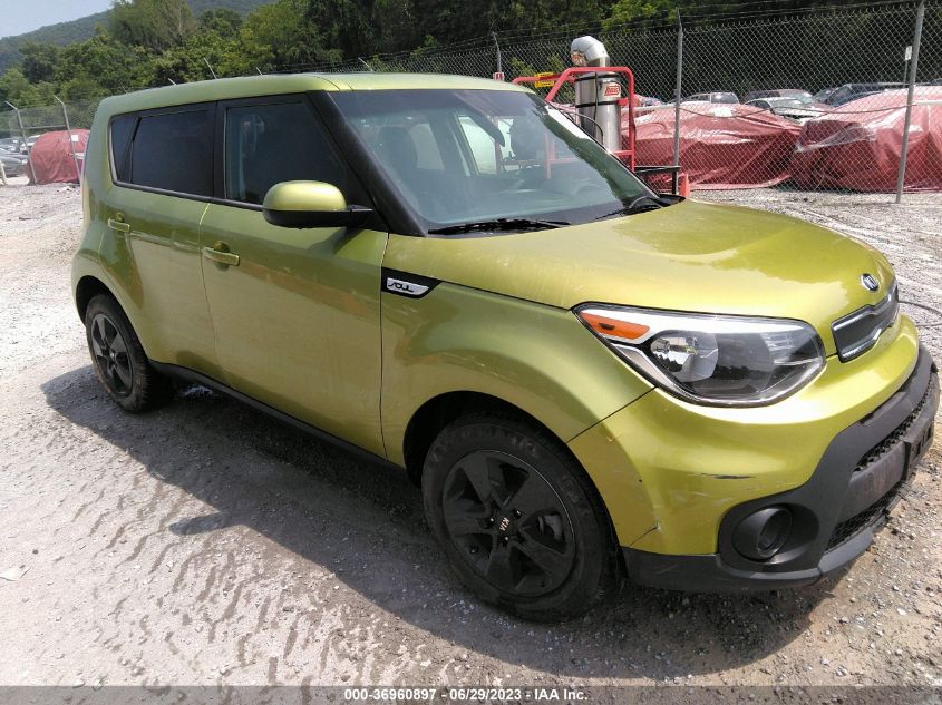 2019 KIA SOUL BASE - KNDJN2A20K7916382