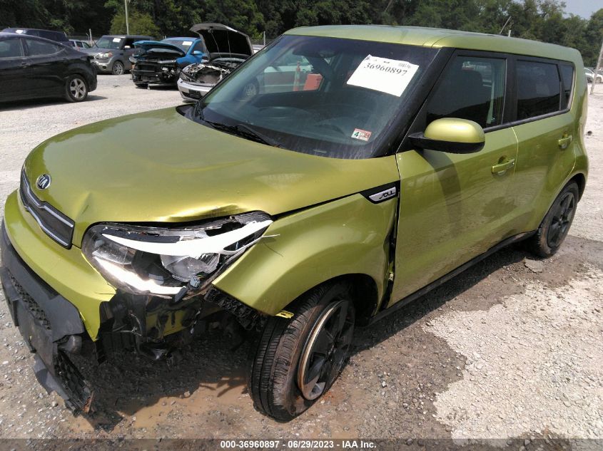 2019 KIA SOUL BASE - KNDJN2A20K7916382