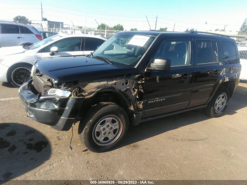 2014 JEEP PATRIOT SPORT - 1C4NJRBB3ED554817