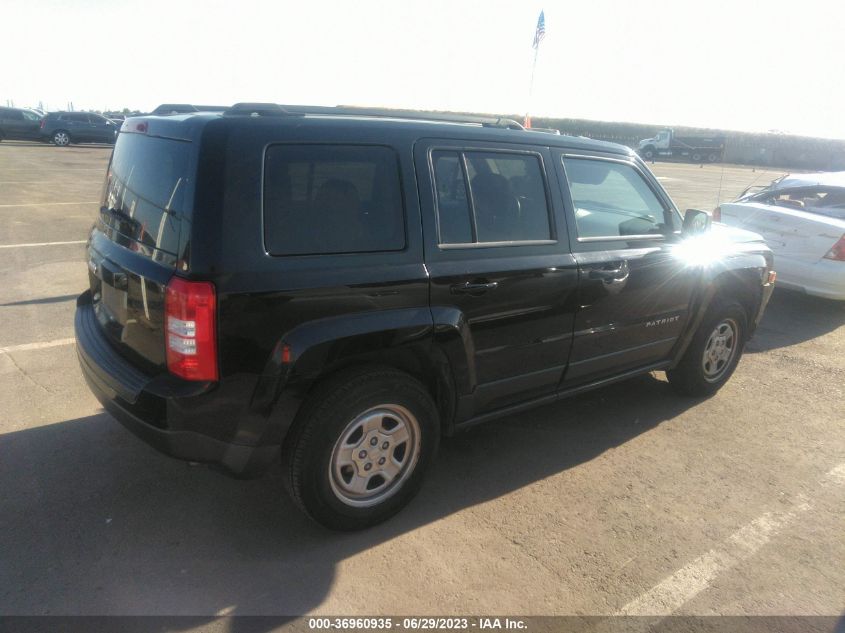 2014 JEEP PATRIOT SPORT - 1C4NJRBB3ED554817