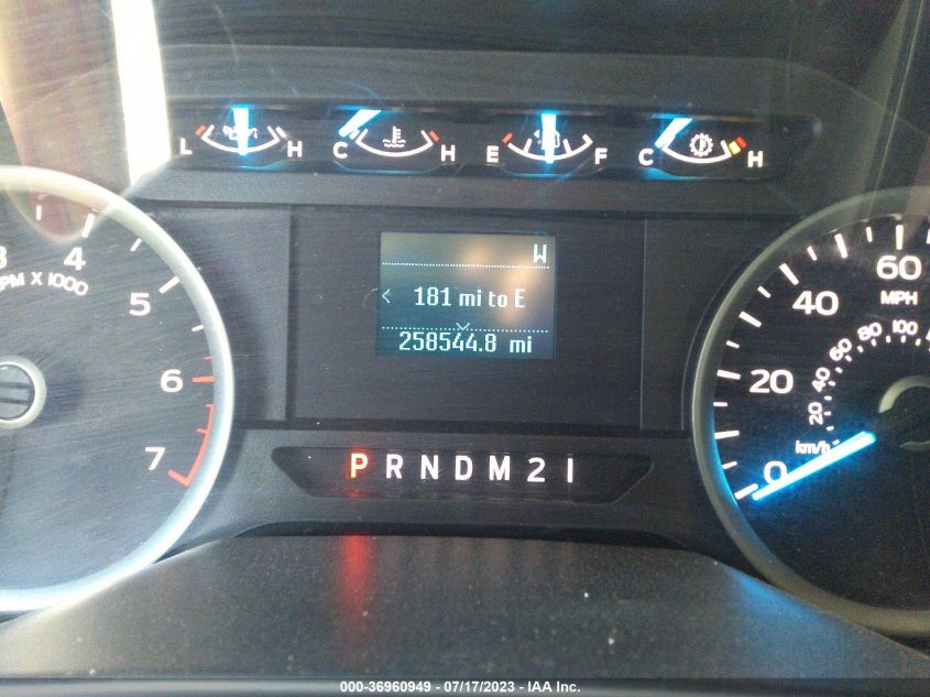 2017 FORD F-150 XL/XLT/LARIAT - 1FTEW1EF7HKC61679