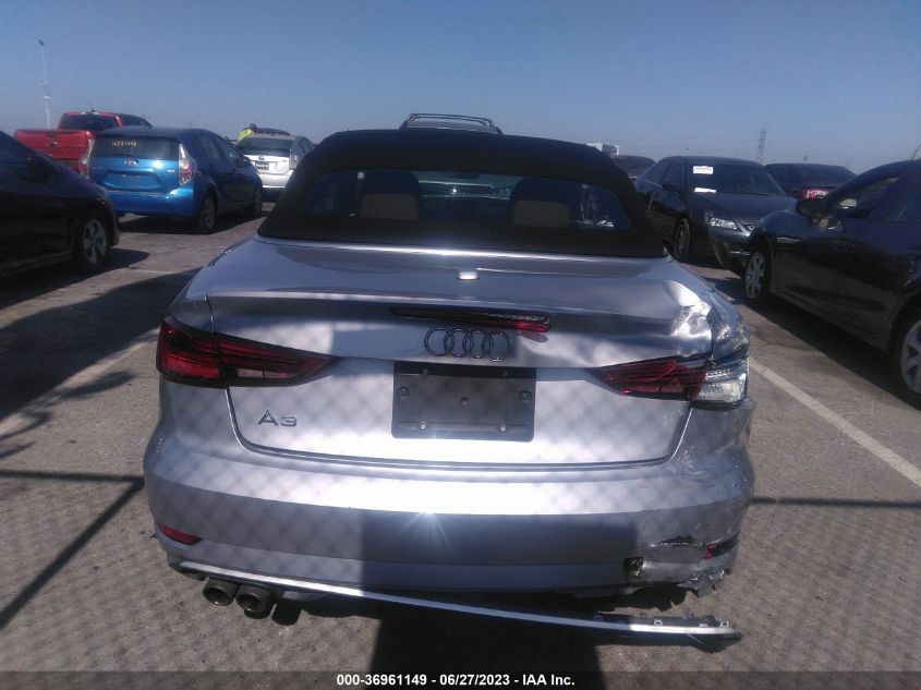 2017 AUDI A3 CABRIOLET PREMIUM - WAU6ULFFXH1078221