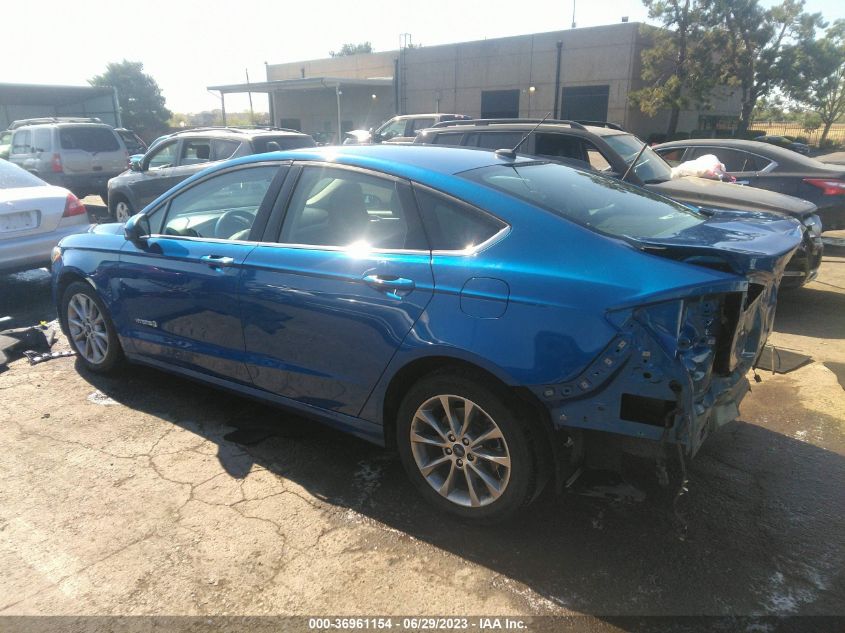 2017 FORD FUSION HYBRID SE - 3FA6P0LUXHR323509