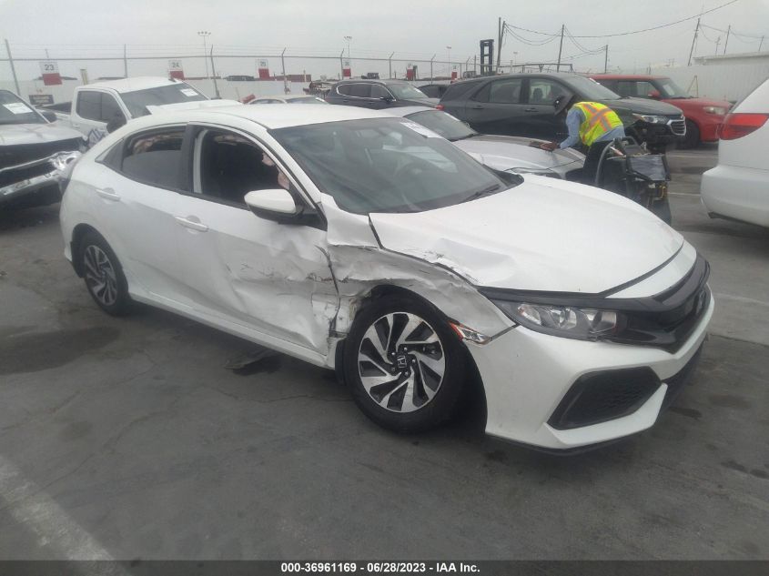 2018 HONDA CIVIC HATCHBACK LX - SHHFK7H25JU420261