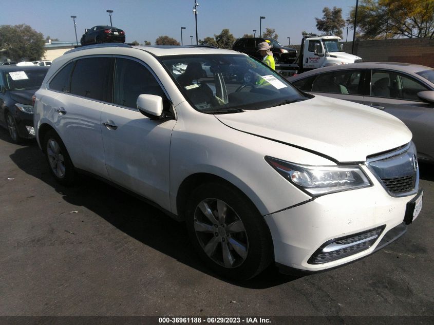 2016 ACURA MDX W/ADVANCE/W/ADVANCE - 5FRYD4H91GB052829