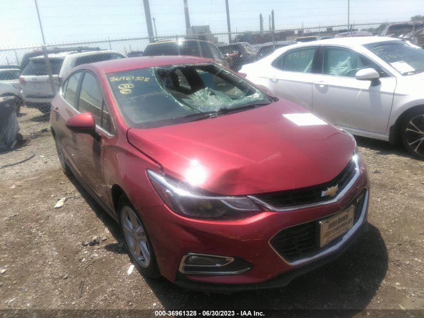 2017 CHEVROLET CRUZE LT - 3G1BE6SM2HS532117