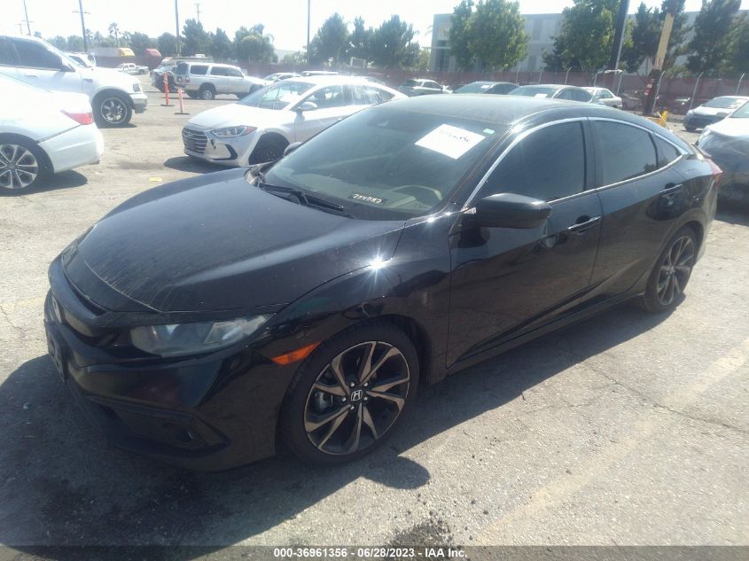 2019 HONDA CIVIC SEDAN SPORT - 2HGFC2F82KH533333