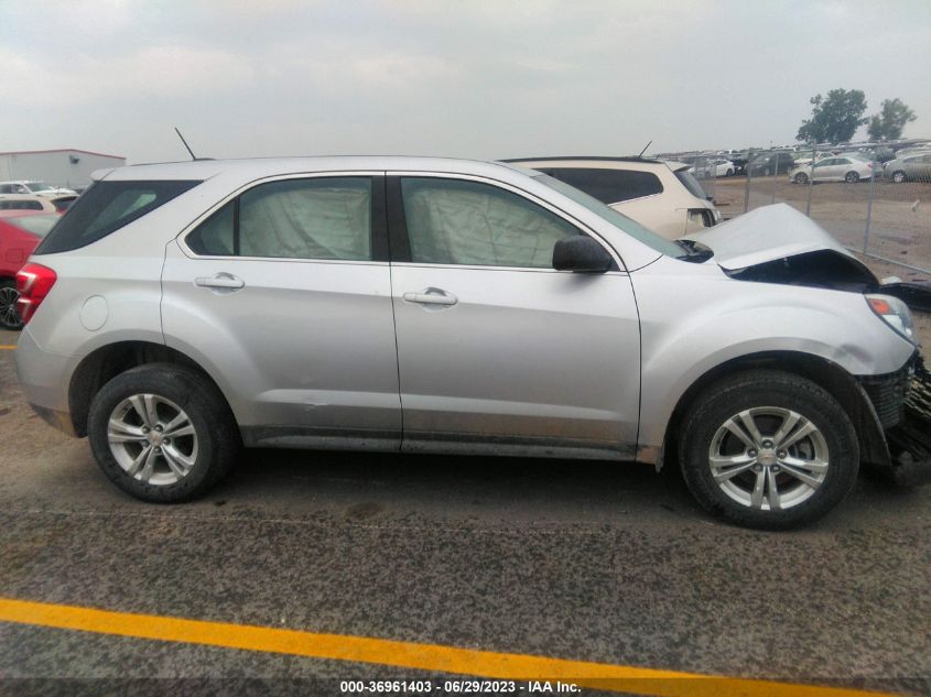 2017 CHEVROLET EQUINOX LS - 2GNALBEK9H1609712