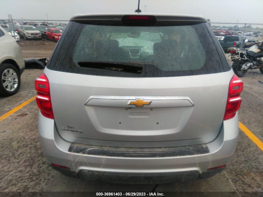 2017 CHEVROLET EQUINOX LS - 2GNALBEK9H1609712