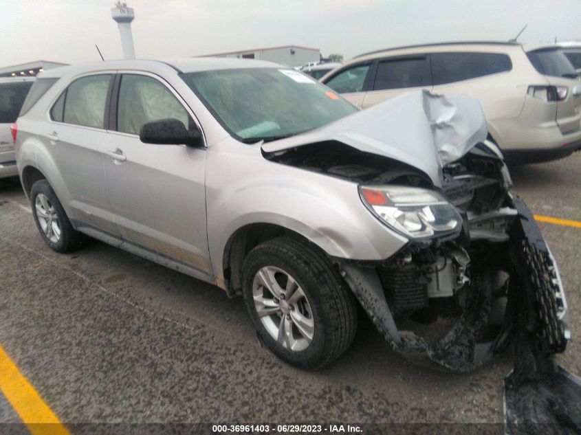 2017 CHEVROLET EQUINOX LS - 2GNALBEK9H1609712