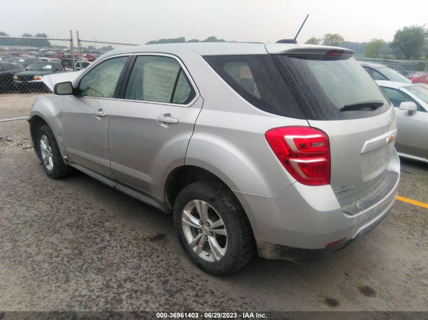 2017 CHEVROLET EQUINOX LS - 2GNALBEK9H1609712