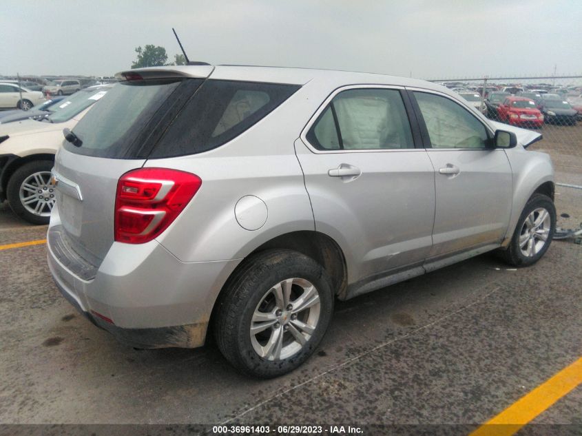 2017 CHEVROLET EQUINOX LS - 2GNALBEK9H1609712