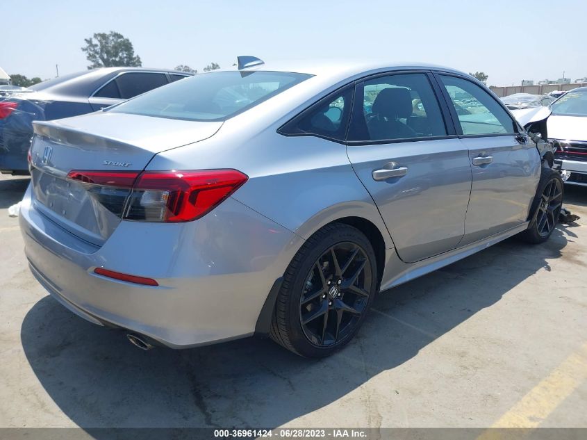2023 HONDA CIVIC SEDAN SPORT - 2HGFE2F53PH510294