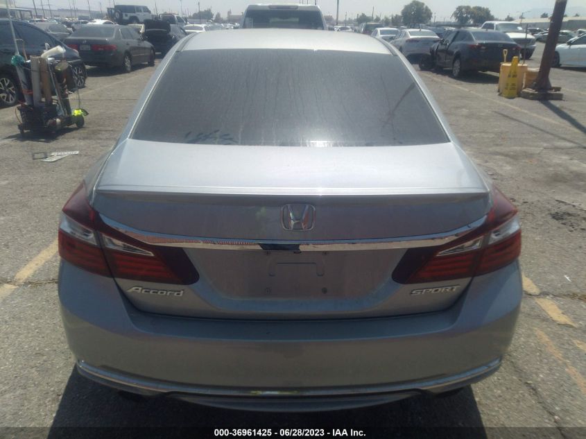 2017 HONDA ACCORD SEDAN SPORT - 1HGCR2F50HA124438