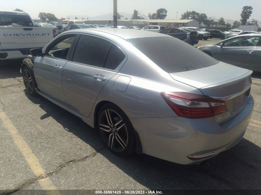 2017 HONDA ACCORD SEDAN SPORT - 1HGCR2F50HA124438