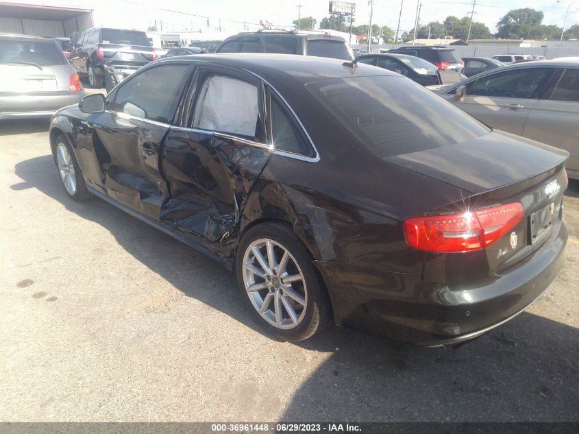 2014 AUDI A4 PREMIUM PLUS - WAUFFAFL9EN022361