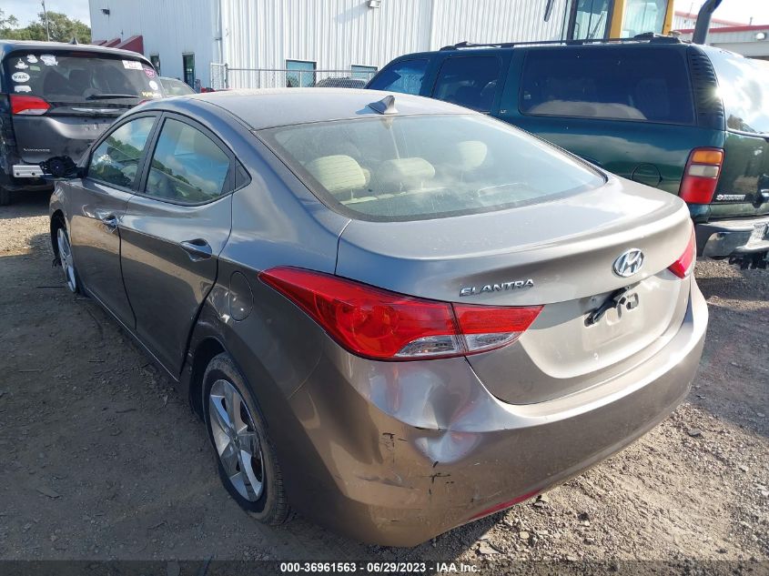 2013 HYUNDAI ELANTRA GLS - 5NPDH4AE2DH283053