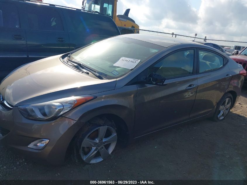 2013 HYUNDAI ELANTRA GLS - 5NPDH4AE2DH283053