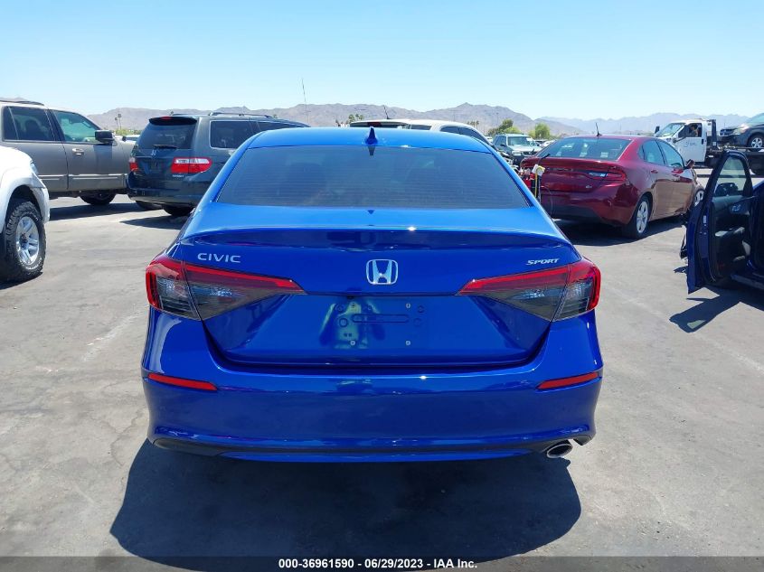 2022 HONDA CIVIC SEDAN SPORT - 2HGFE2F57NH598036