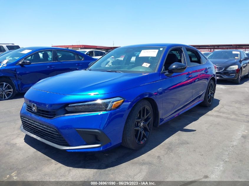 2022 HONDA CIVIC SEDAN SPORT - 2HGFE2F57NH598036