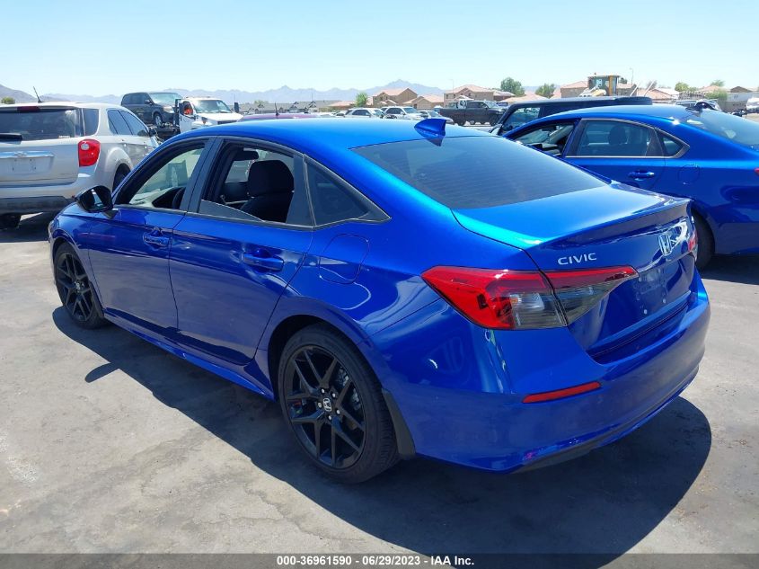 2022 HONDA CIVIC SEDAN SPORT - 2HGFE2F57NH598036