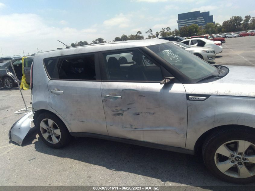 2017 KIA SOUL BASE - KNDJN2A22H7437812