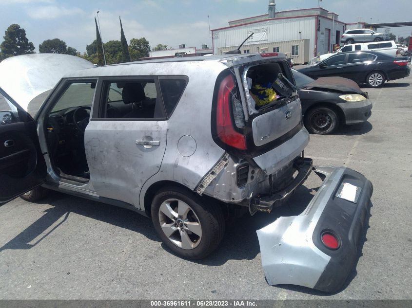 2017 KIA SOUL BASE - KNDJN2A22H7437812