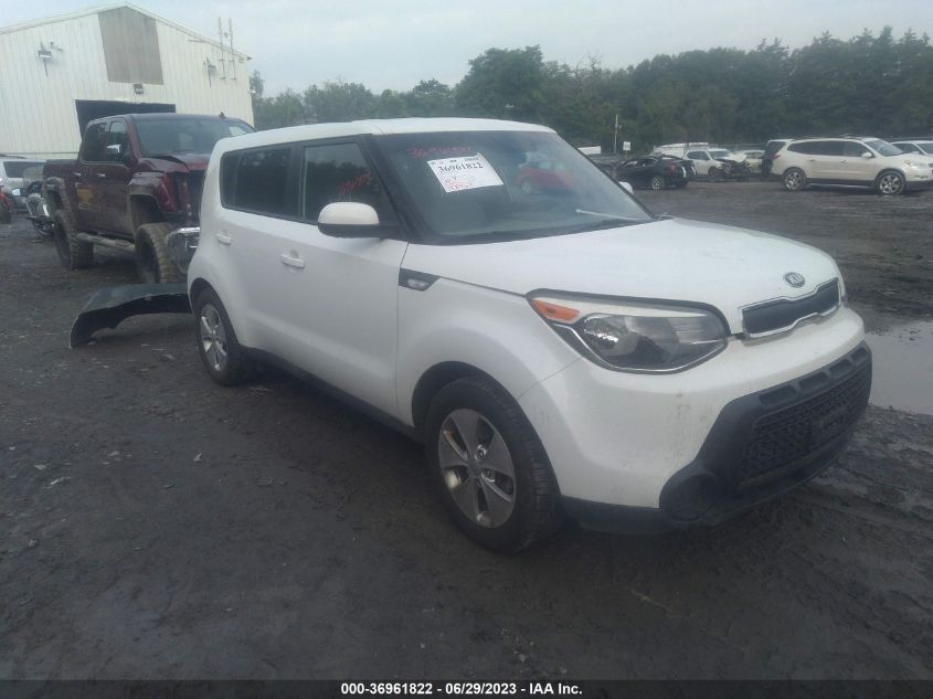 2014 KIA SOUL BASE - KNDJN2A21E7009872