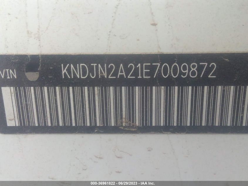 2014 KIA SOUL BASE - KNDJN2A21E7009872