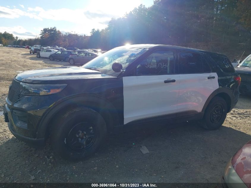 2022 FORD POLICE INTERCEPTOR UTILITY 1FM5K8AW7NNA02139