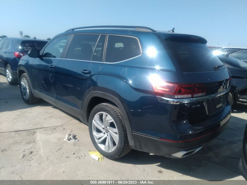 2021 VOLKSWAGEN ATLAS 3.6L V6 SE W/TECHNOLOGY - 1V2WR2CA8MC580827