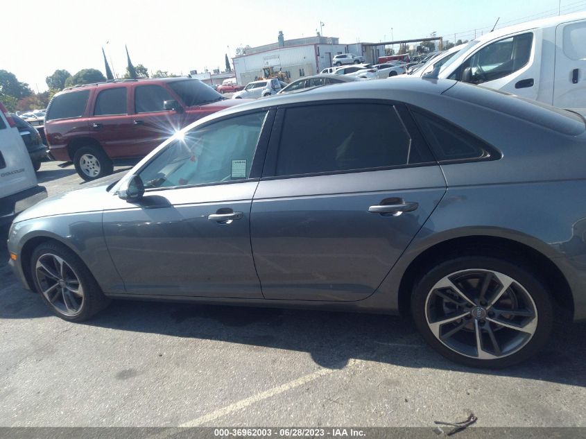 2019 AUDI A4 PREMIUM/TITANIUM PREMIUM - WAUGMAF44KN020516
