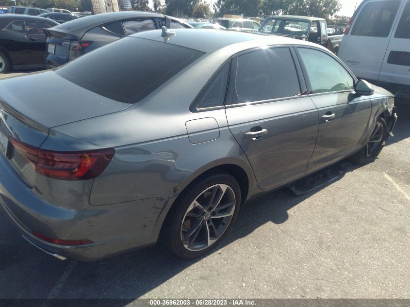 2019 AUDI A4 PREMIUM/TITANIUM PREMIUM - WAUGMAF44KN020516