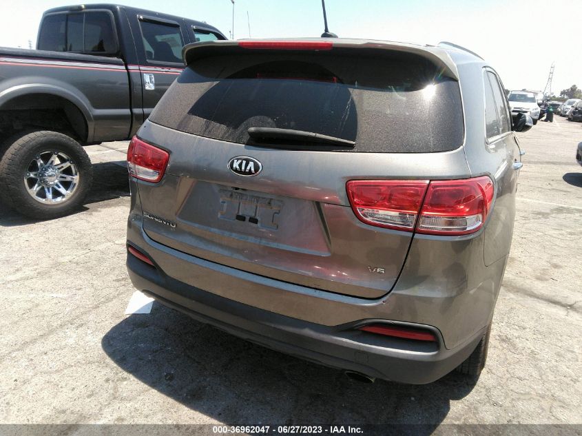 2016 KIA SORENTO LX - 5XYPG4A59GG094041