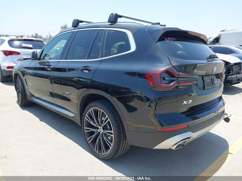 VIN 5UX43DP00N9M40212 2022 BMW X3 SDRIVE30I
