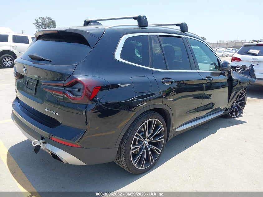 VIN 5UX43DP00N9M40212 2022 BMW X3 SDRIVE30I
