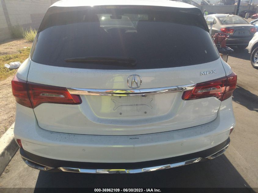 2017 ACURA MDX W/TECHNOLOGY PKG - 5FRYD3H58HB013812