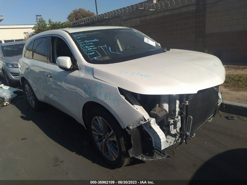 2017 ACURA MDX W/TECHNOLOGY PKG - 5FRYD3H58HB013812