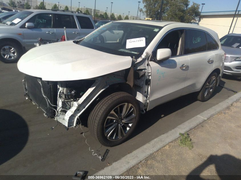 2017 ACURA MDX W/TECHNOLOGY PKG - 5FRYD3H58HB013812