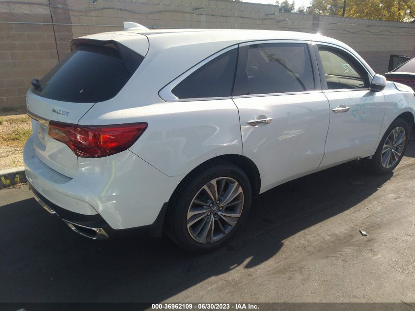 2017 ACURA MDX W/TECHNOLOGY PKG - 5FRYD3H58HB013812