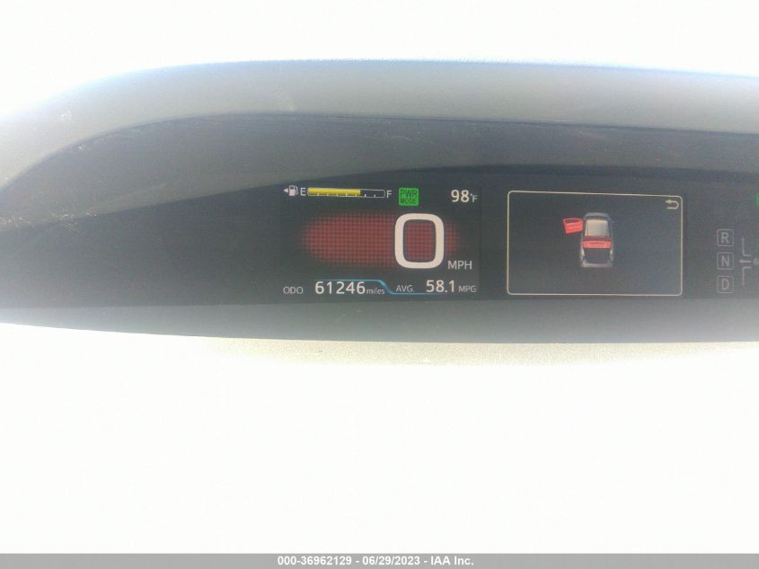 2017 TOYOTA PRIUS TWO/TWO ECO/THREE - JTDKARFU7H3049629