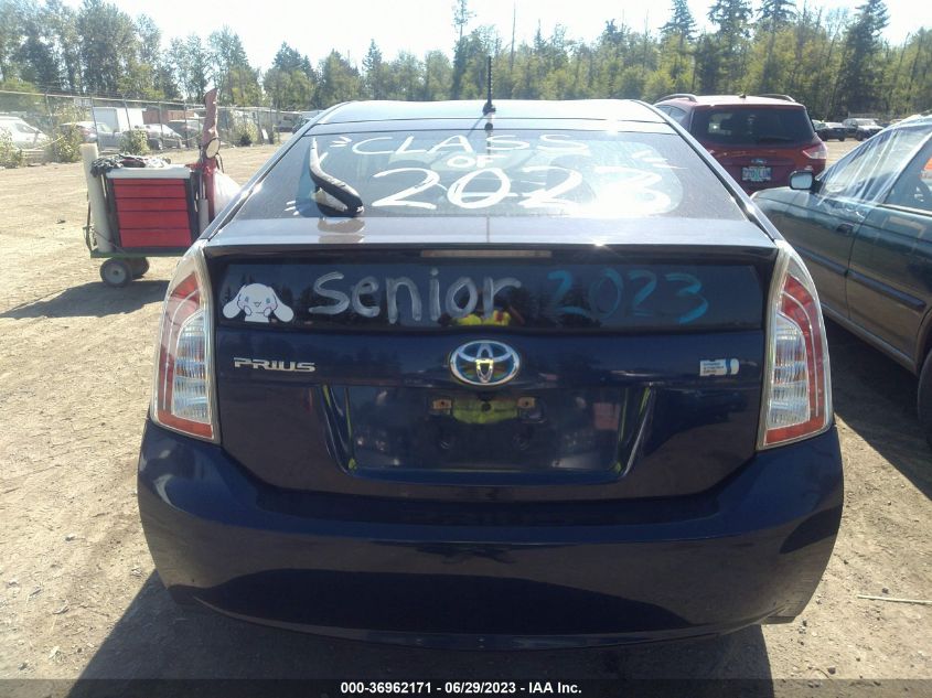 2014 TOYOTA PRIUS FOUR/FIVE/THREE/ONE/TWO - JTDKN3DU5E1759446
